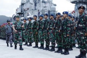 Pangkogabwilhan I Pimpin Apel Pasukan Pengamanan Laut Natuna  